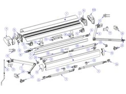 Thule Omnistor Lot De Supports Cadre Avant Tension Rafter 6300