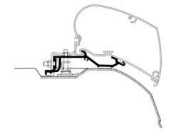 Thule Adaptateur Ducato H2 >2006 375-400 Cm