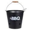 BBQ Ø 27,5 Cm Seau Barbecue Au Charbon De Bois- Noir