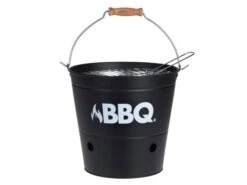 BBQ Ø 27,5 Cm Seau Barbecue Au Charbon De Bois- Noir