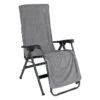 Bo-Camp Housse De Fauteuil 180 X 58 Cm Gris Taille L