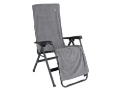 Bo-Camp Housse De Fauteuil 180 X 58 Cm Gris Taille L