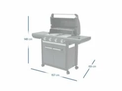 Barbecue à Gaz Campingaz Série 4 Premium S 10 Barbecue à Gaz Campingaz Série 4 Premium S -Équipement De Camping campingaz 4 series premium s gasbarbecue afb1 ecommerce