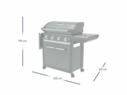Barbecue à Gaz Campingaz Série 4 Premium S 11 Barbecue à Gaz Campingaz Série 4 Premium S -Équipement De Camping campingaz 4 series premium s gasbarbecue afb2 ecommerce