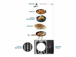 Barbecue à Gaz Campingaz Série 4 Premium S 9 Barbecue à Gaz Campingaz Série 4 Premium S -Équipement De Camping campingaz culinary modular system afb1 ecommerce 1