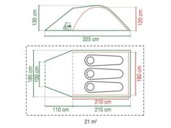 Coleman Darwin 3 Plus BlackOut Tente Dôme 15 Coleman Darwin 3 Plus BlackOut Tente Dôme -Équipement De Camping coleman darwin 3 plus bo 8 ecommerce