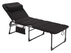 Crespo AP-363 Air-Deluxe Chaise Longue - Noire