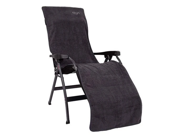 Crespo Housse De Fauteuil Relax En Tissu éponge Taille L - Gris 1 Crespo Housse De Fauteuil Relax En Tissu éponge Taille L - Gris