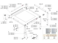 Fiamma Support Côté Cassette Rafter F35 Pro