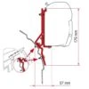 Fiamma F45 Adaptateur VW T4 - VW T4 Lift Roof