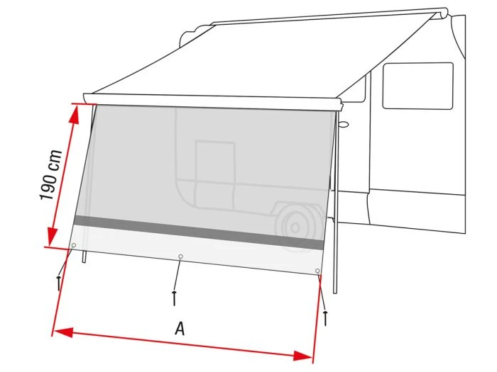 Fiamma Sun View XL Grey Façade 400 3 Fiamma Sun View XL Grey Façade 400 – Image 3