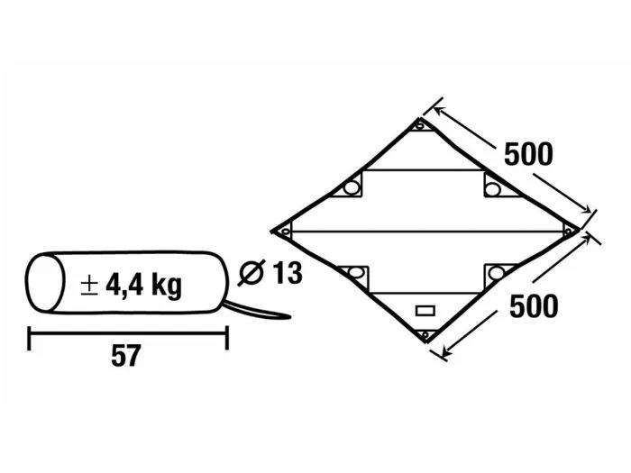 Obelink Tarp 3 500 X 500 Cm 1 Obelink Tarp 3 500 X 500 Cm