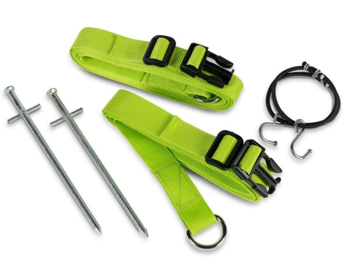 Dometic Storm Tie Down Kit Green Sangles Anti-tempête 1 Dometic Storm Tie Down Kit Green Sangles Anti-tempête
