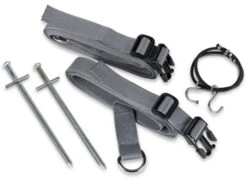 Dometic Storm Tie Down Kit Grey Sangles Anti-tempête