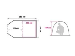 Obelink Low Crest 4 Tente Tunnel 17 Obelink Low Crest 4 Tente Tunnel -Équipement De Camping low crest floor plan 4 ecommerce