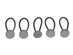 Obelink Set D'élastiques Courts Avec Un Bouton Plat - 9 Cm