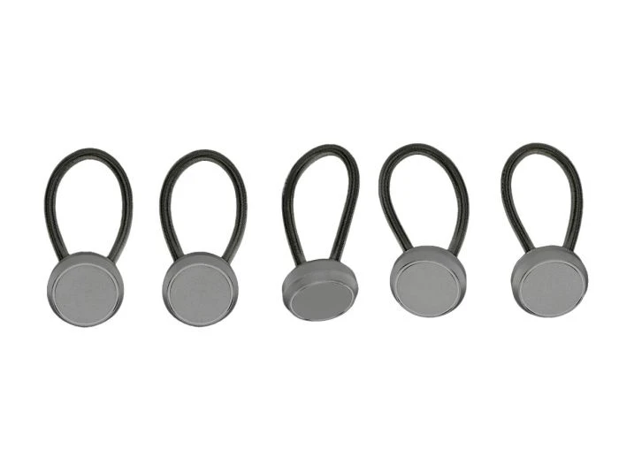 Obelink Set D'élastiques Courts Avec Un Bouton Plat - 9 Cm 1 Obelink Set D'élastiques Courts Avec Un Bouton Plat - 9 Cm