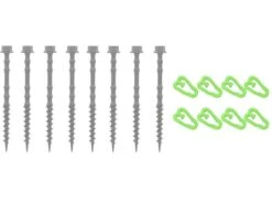 Chevilles à Vis Obelink Avec Clips Pour Chevilles