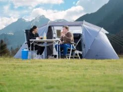 Obelink Twinspace Vis-à-Vis Tente Tunnel -Équipement De Camping obelink twinspace sfeer 1 ecommerce