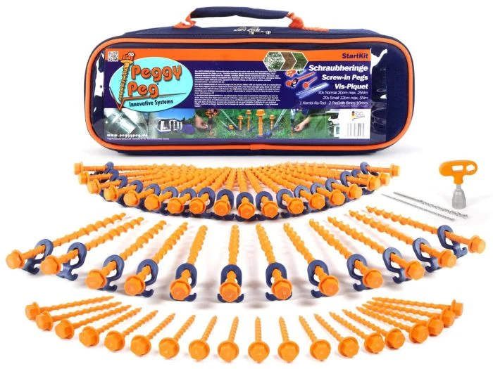Peggy Peg Starterskit Kit De Piquets à Vis 1 Peggy Peg Starterskit Kit De Piquets à Vis