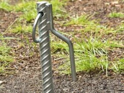 Obelink Ancla Piquet De Sol Avec Crochet Et Anneau 7 Obelink Ancla Piquet De Sol Avec Crochet Et Anneau -Équipement De Camping pro plus grondpen met oog 3 ecommerce