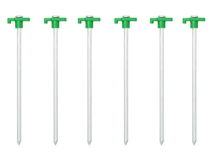 ProPlus Piquets Clous Avec Crochet En Matière Synthétique 25 Cm 1 ProPlus Piquets Clous Avec Crochet En Matière Synthétique 25 Cm