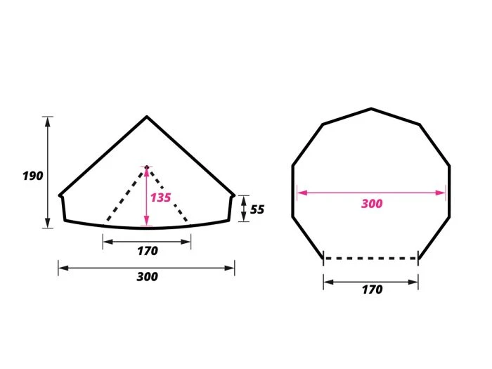 Obelink Sahara 300 Deluxe Tente Tipi 3 Obelink Sahara 300 Deluxe Tente Tipi – Image 3