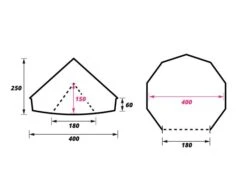 Obelink Sahara 400 Deluxe Tente Tipi 31 Obelink Sahara 400 Deluxe Tente Tipi -Équipement De Camping sahara 400 plattegrond ecommerce 1
