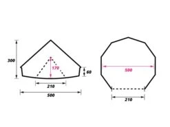 Obelink Sahara 500 Deluxe Tente Tipi 19 Obelink Sahara 500 Deluxe Tente Tipi -Équipement De Camping sahara 500 plattegrond ecommerce 36e9 3