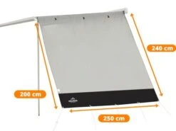 Obelink Sol Side 250 Parois Latérale Deluxe -Équipement De Camping sol side maten ecommerce