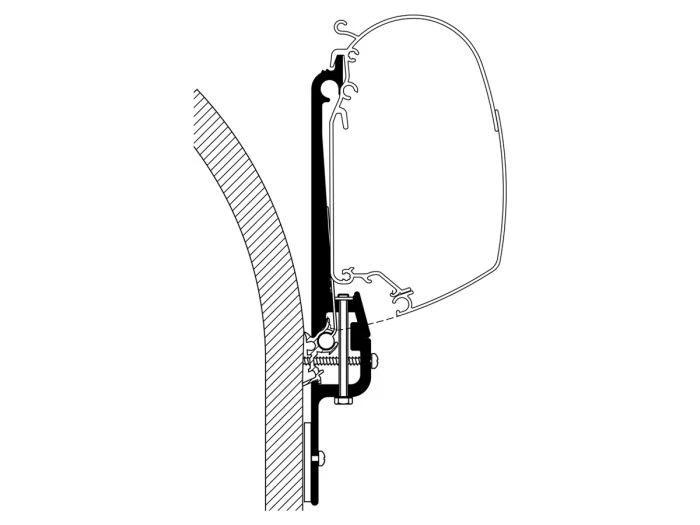 Thule Adaptateur Eriba Touring 1 Thule Adaptateur Eriba Touring