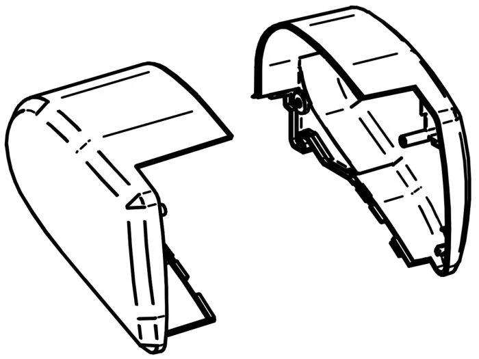 Thule Omnistor Lot Embouts Cassette 6300 Anthracite 1 Thule Omnistor Lot Embouts Cassette 6300 Anthracite