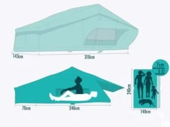 Arcta Viator 140 PRO 2.0 Tente De Toit – Confort Haut De Gamme Pour Deux Aventuriers 9 Arcta Viator 140 PRO 2.0 Tente De Toit – Confort Haut De Gamme Pour Deux Aventuriers -Équipement De Camping viator 140 pro 2.0 2 ecommerce