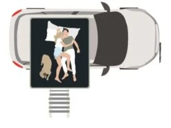 Vickywood Big Willow 160 Tente De Toit -Équipement De Camping vicky wood plattegrond ecommerce